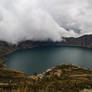 Quilotoa - Clouds on the Caldera