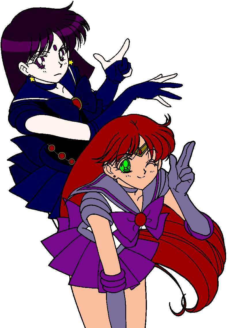 sailor starfire and raven