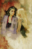 Swan Queen on Painting.