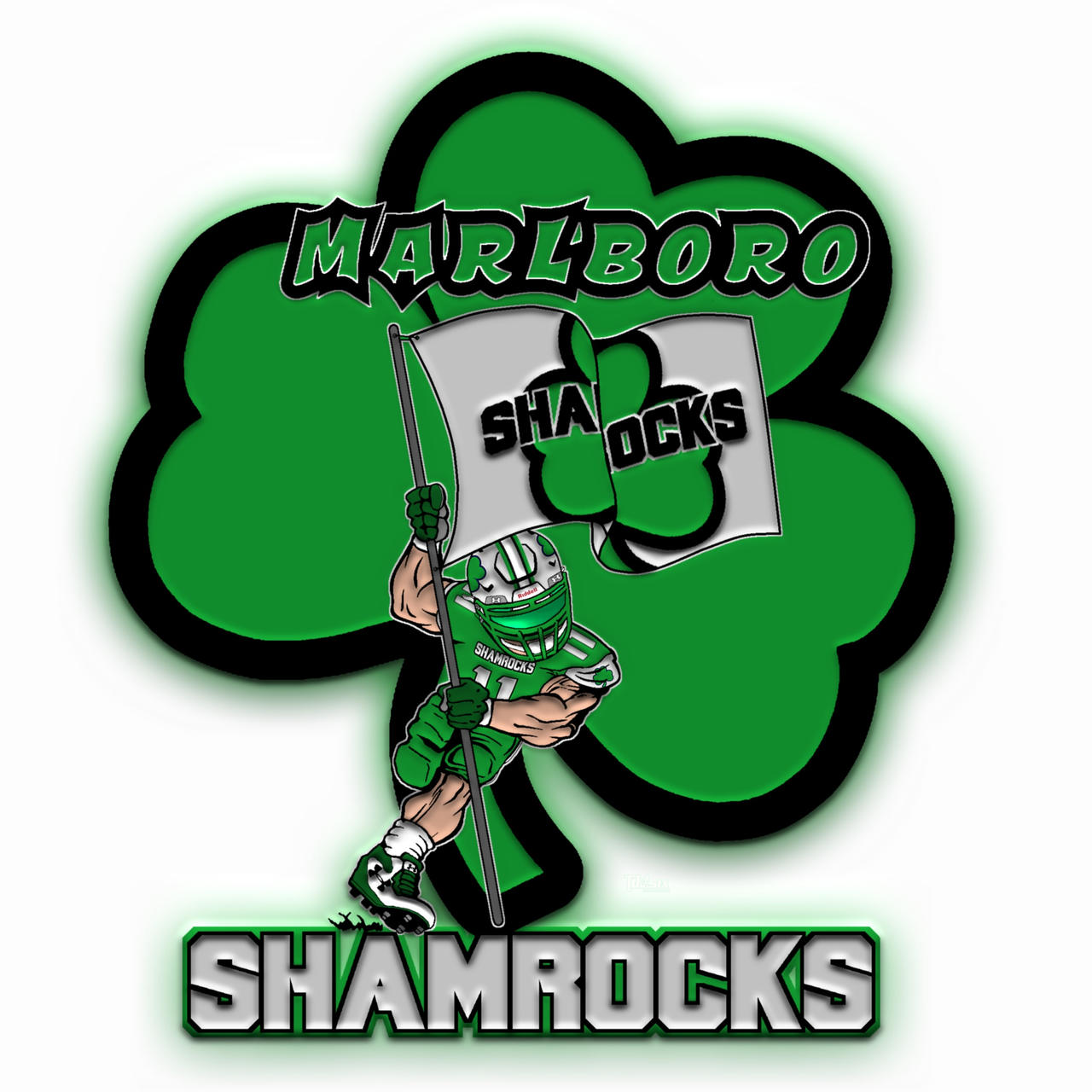 Marlboro Shamrocks Player Flag By Tony Td4Six On DeviantArt marlboro-shamrocks-player-flag-by-tony-td4six-on-deviantart