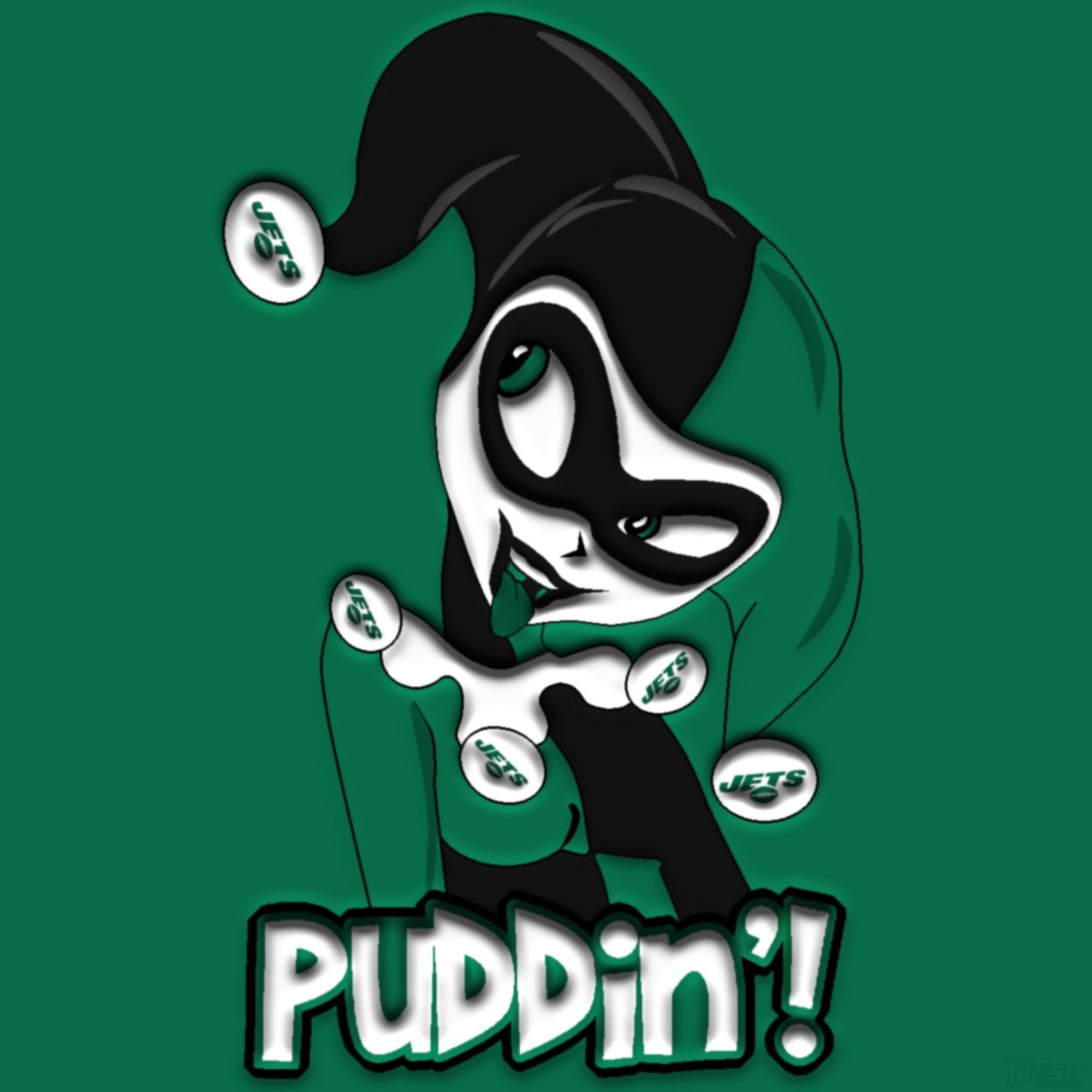 Puddin Lettering Harley Quinn (Puddin') - Jets 1 by Tony-Td4Six on DeviantArt