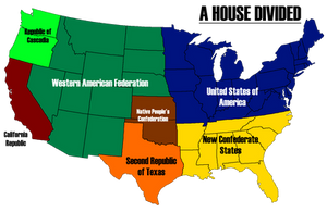 A House Divided - Map of America