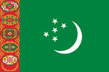 Altered Turkmenistan Flag