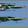 T-70BR Reconnaissance X-Wing Fighter
