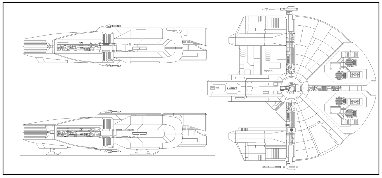 Dynamic Class Freighter Map Custom Dynamic Class Freighter Line Art by wingzero-01-custom on DeviantArt