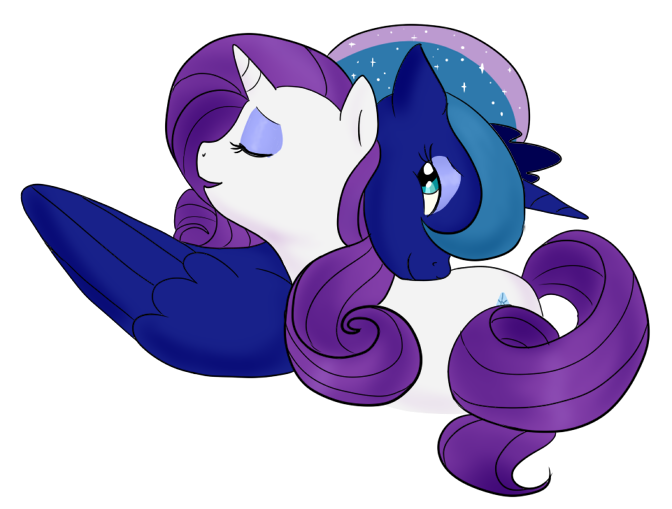 Valentine's Day 2015 Day Nine: Luna and Rarity