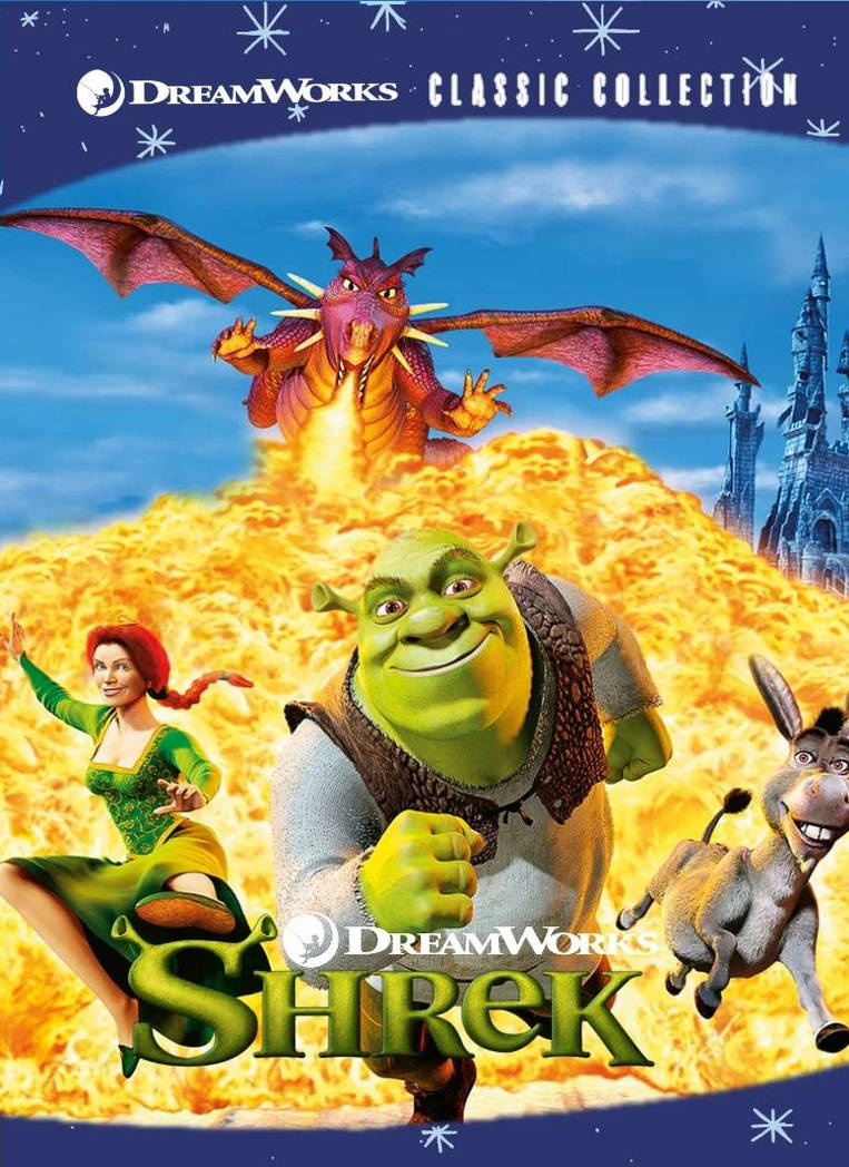 Shrek 1 Dreamworks Classic Collection DVD Cover by gloriaytuarte on ...