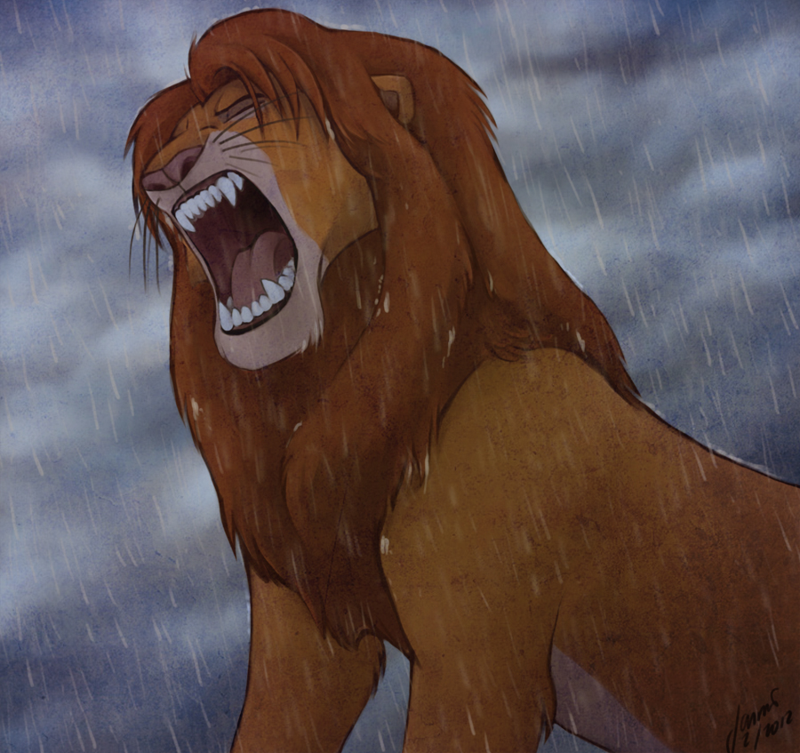 simba roar by jasmiri on DeviantArt