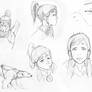 Sketches 20 - Korra and co