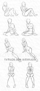 Woman Stock Practice 5 - Kinda Sitting