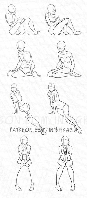 Woman Stock Practice 5 - Kinda Sitting