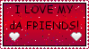 I Love My Friends Stamp by Sugaree-33