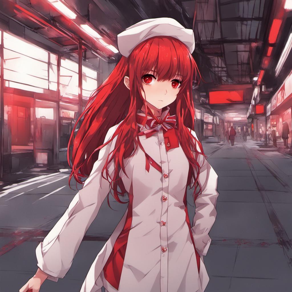 Red Anime Girl by cruzramirez187 on DeviantArt