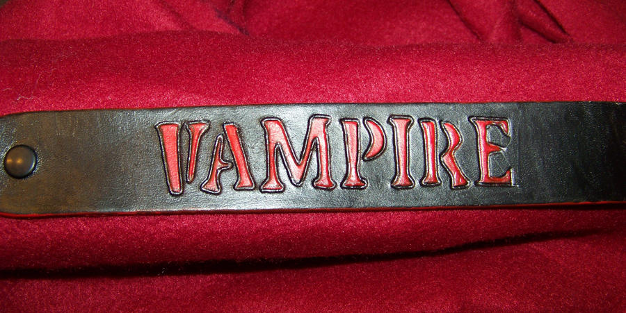 Leather Vampire Bracelet