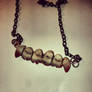 Zombie teeth necklace