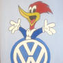 pop art woody woodpecker vw