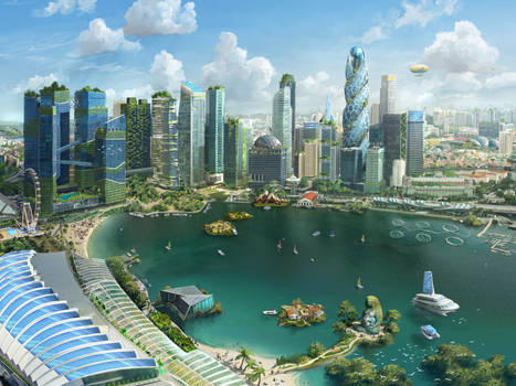 Singapore Bay Utopia 2048