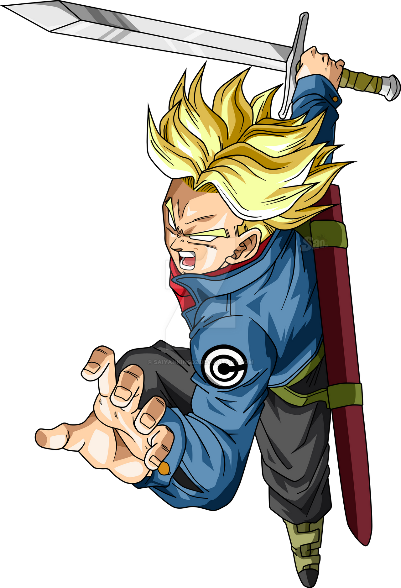 Future Trunks Super Saiyan Rage by Saiyanking02 on DeviantArt