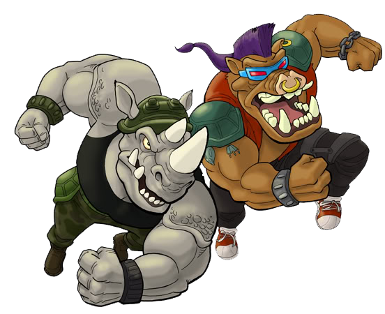 Bebop and Rocksteady by Saiyanking02 on DeviantArt