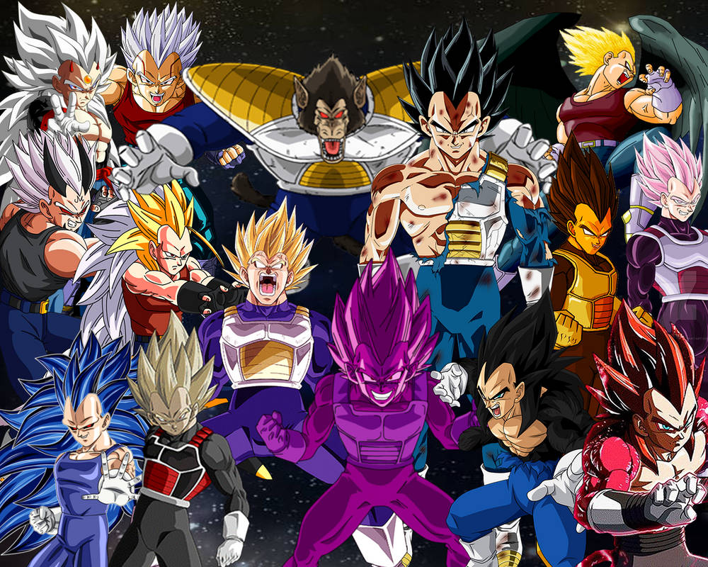 Vegeta Forms 2 By Saiyanking02 On DeviantArt