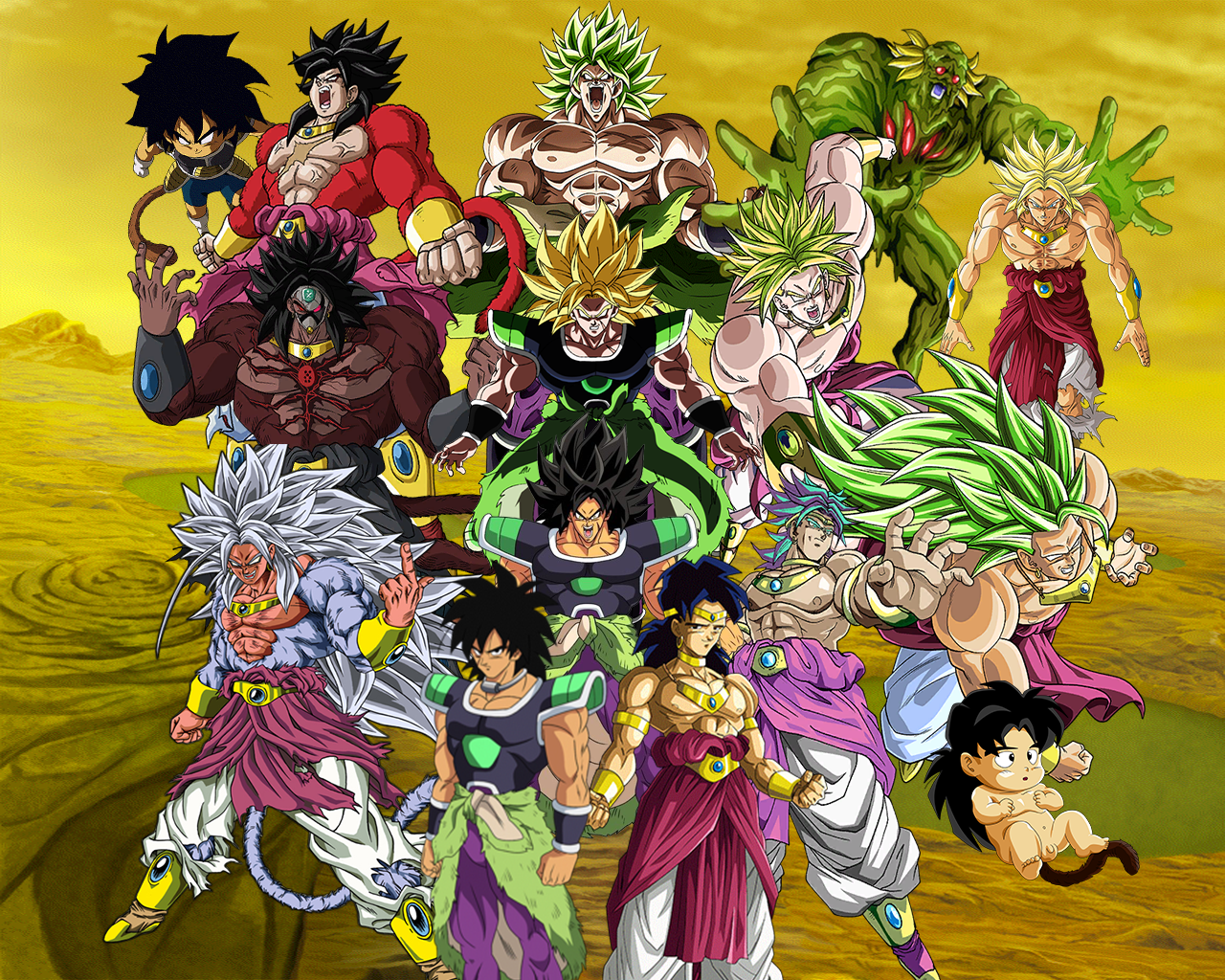 Broly Form Flowchart Broly Forms by Saiyanking02 on DeviantArt