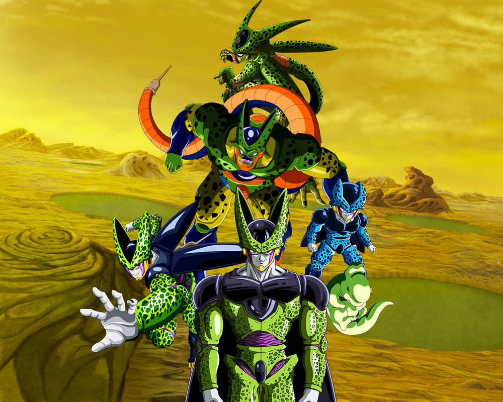 Cell forms by Saiyanking02 on DeviantArt