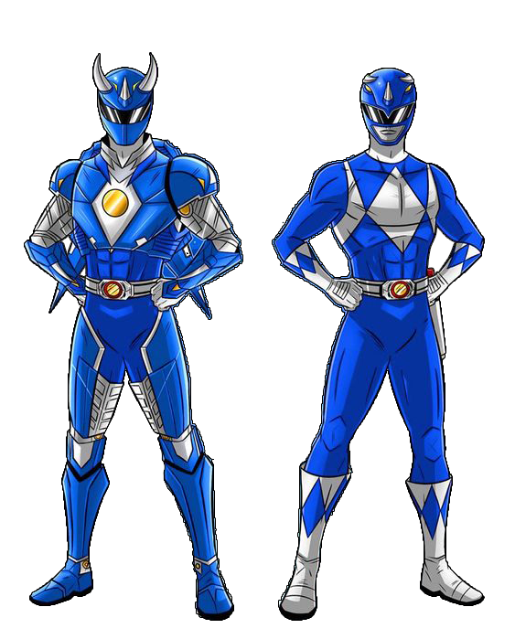 Mighty Morphin Blue Ranger by Saiyanking02 on DeviantArt