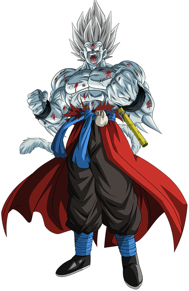 SSJ5 Xeno Goku Render by MohaSetif on DeviantArt