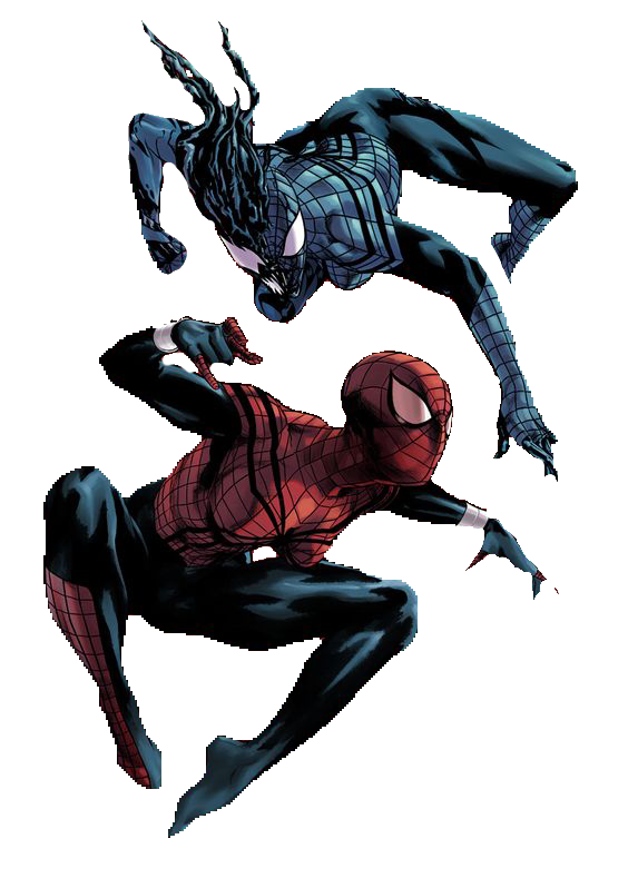 Spider woman and female symbiote by Saiyanking02 on DeviantArt