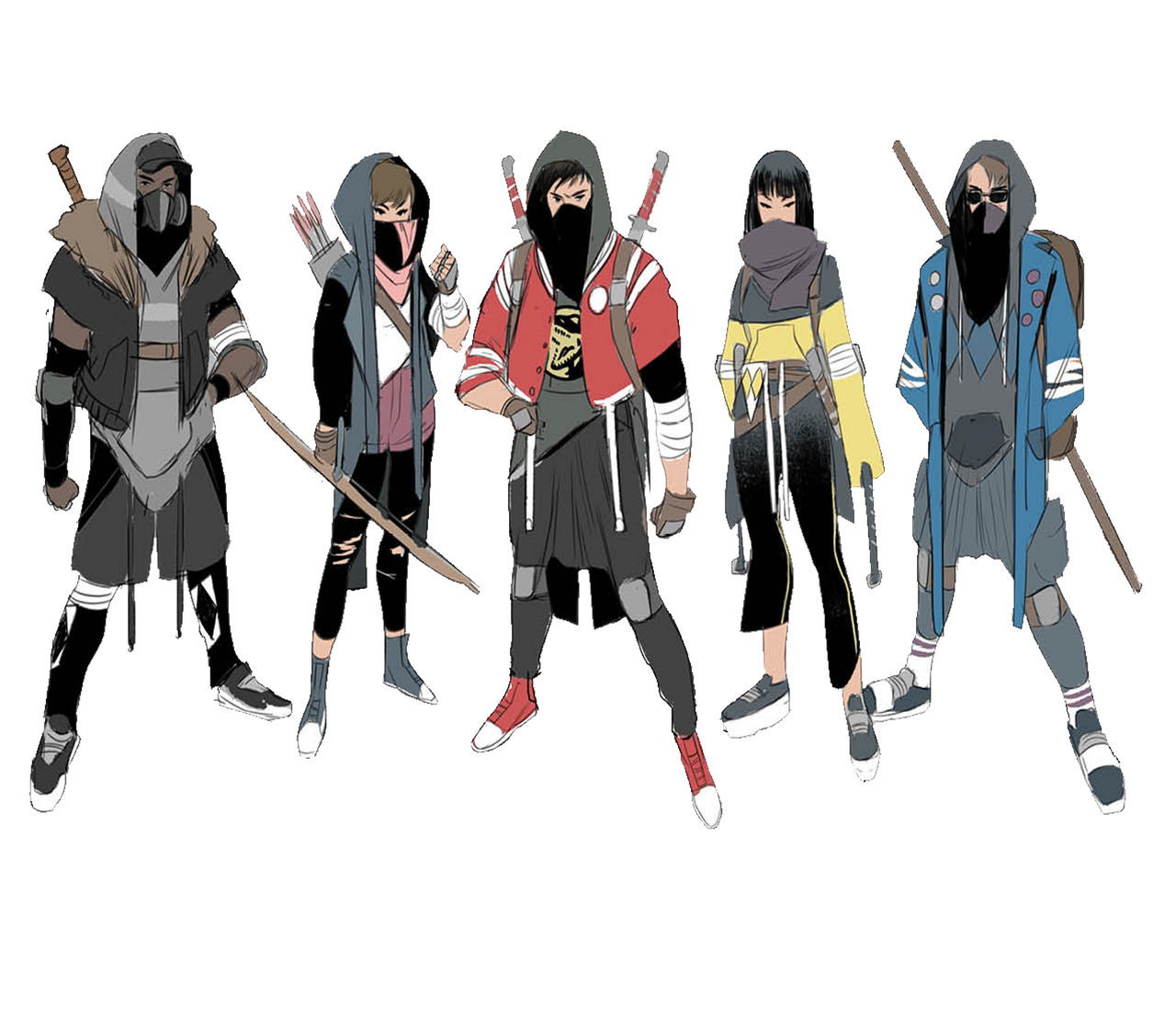 Dnd Ninja Ranger Rangers as ninjas by Saiyanking02 on DeviantArt