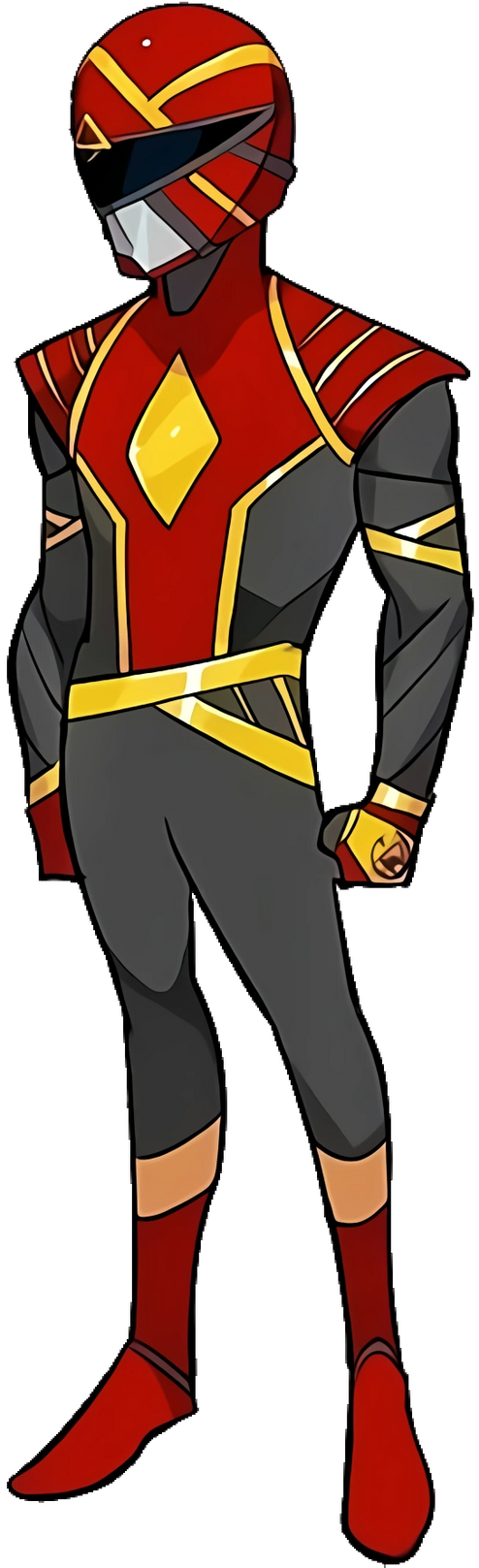 Omega Red Ranger by Saiyanking02 on DeviantArt