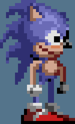 Pixilart - majin sonic by blue-blue