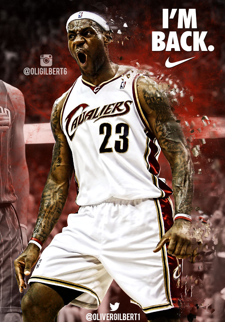 LeBron James Cleveland I'm Back by Hecziaa on DeviantArt