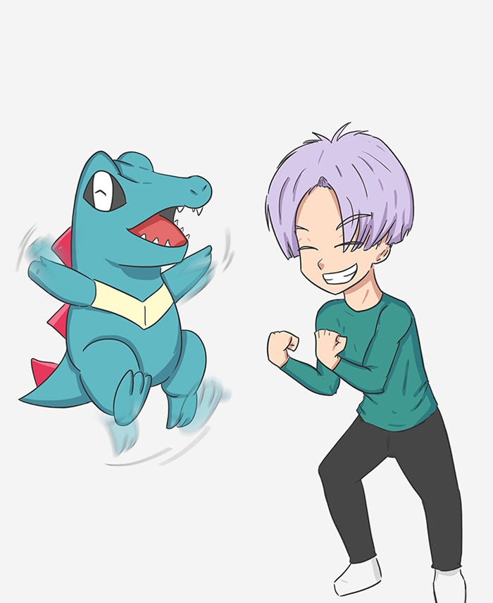 Kid Trunks as Pokemon Trainer - Alter