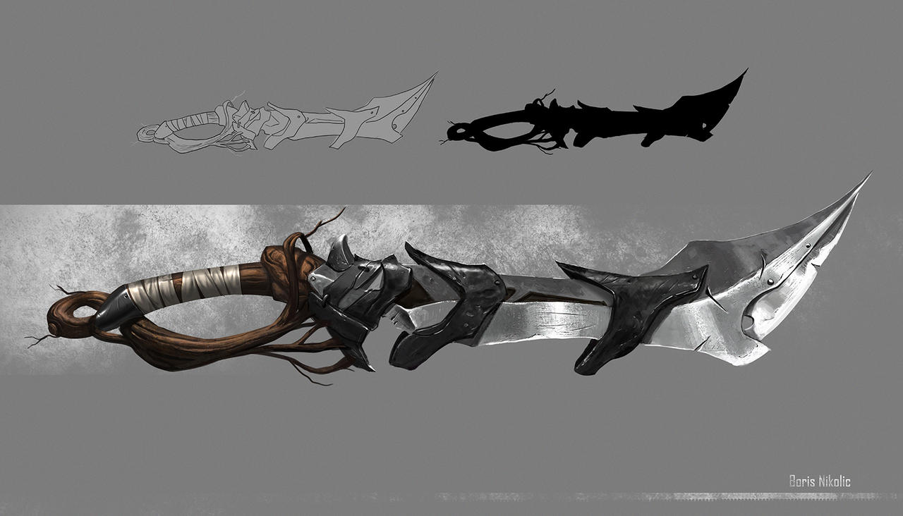 Abandoned Dagger Concept Design by BorisDigitalArtist on DeviantArt