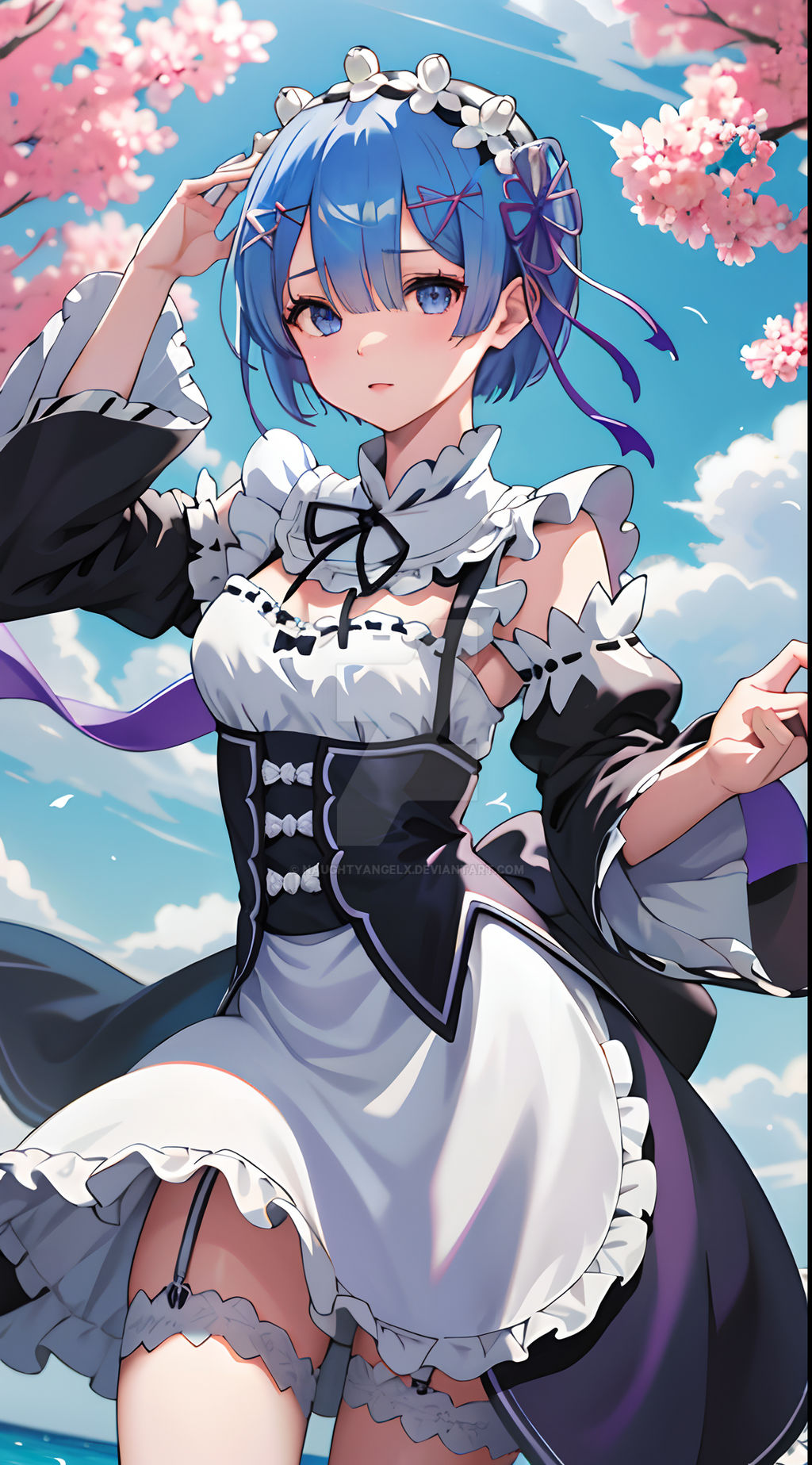 Deviantart Rem Rem - Re Zero by NaughtyAngelx on DeviantArt