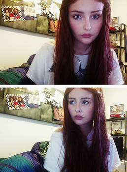 Sansa Stark makeup test