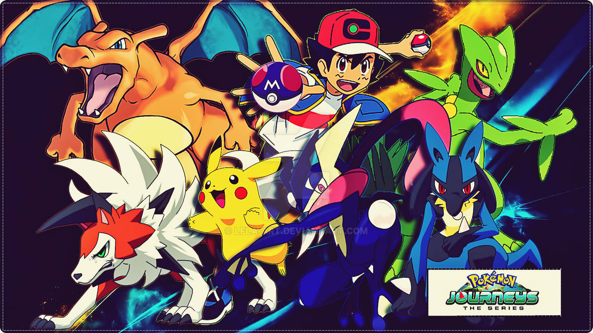 Ash Ketchum Final Team by LFLA-ART on DeviantArt
