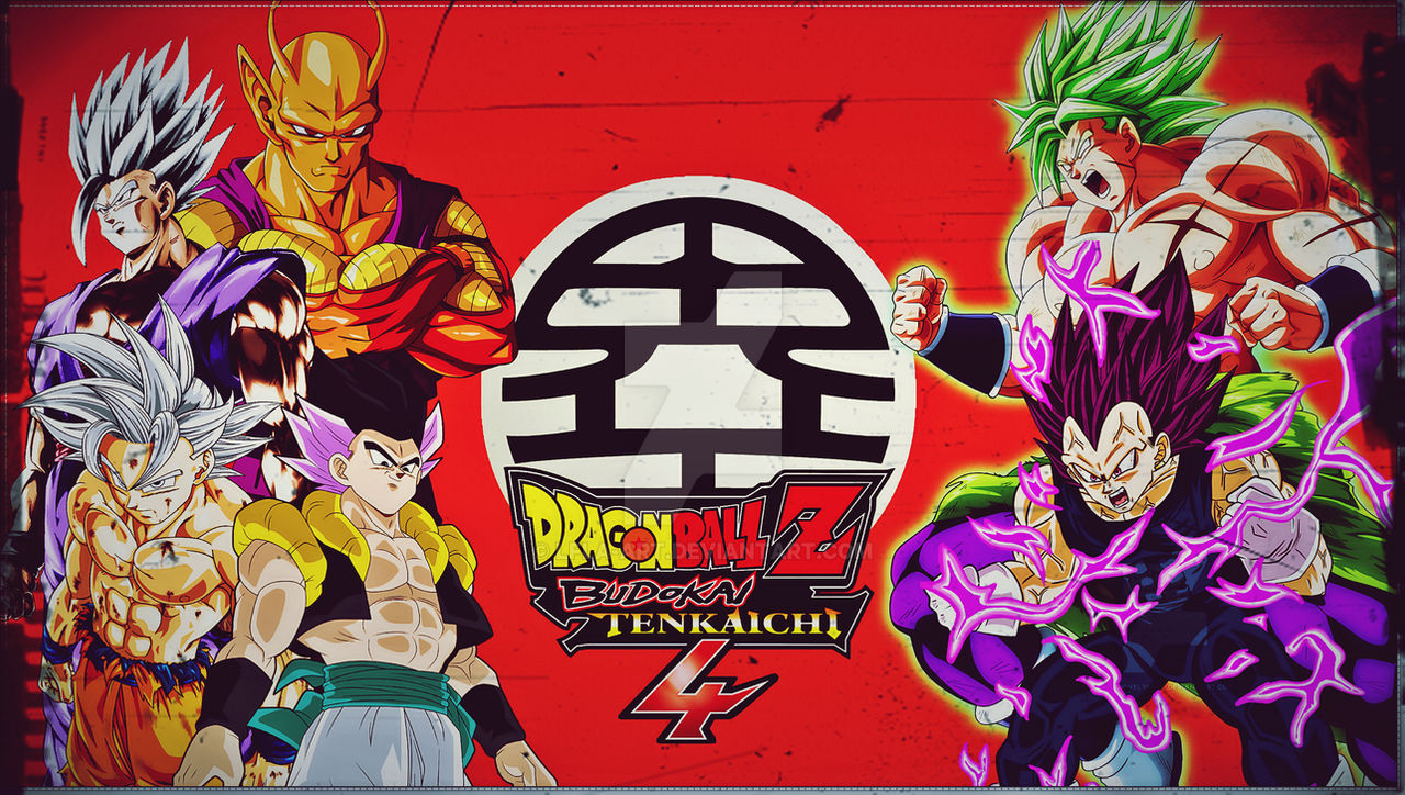🔥 DRAGON BALL Z BUDOKAI TENKAICHI 4 🔥 Quick game cover art I made. This  one will probably flop since I never upload DB stuff here before, …