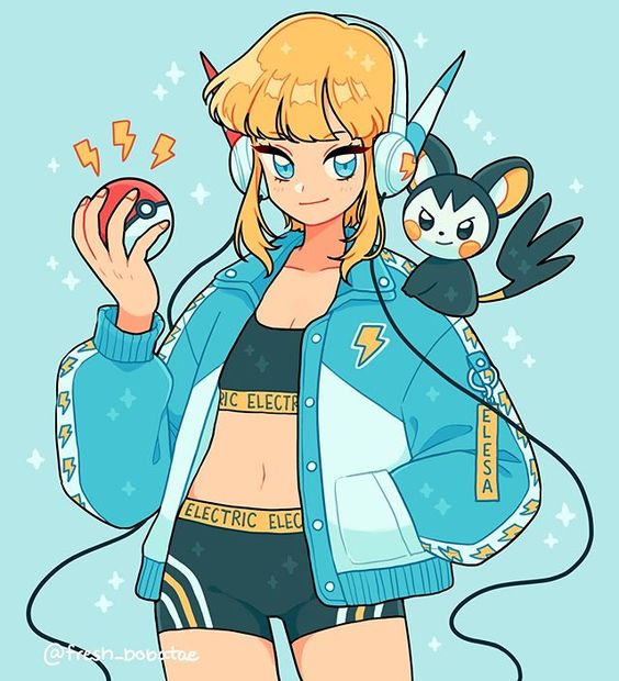 Pokemon Trainer Girl by ButteryPancakeGamer on DeviantArt