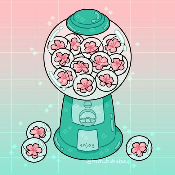 Sakura Gumball Machine by ButteryPancakeGamer on DeviantArt