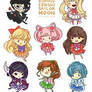 Chibi Sailor Moon Characters!