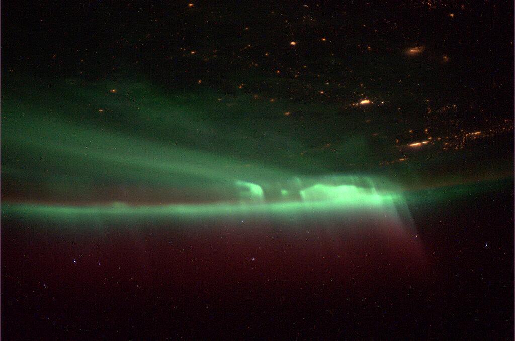 Northern Lights Viewed From the ISS