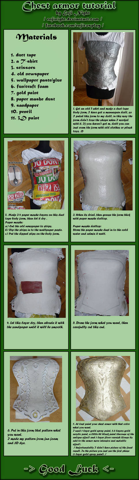 Chest armor tutorial by EnjiNight on DeviantArt