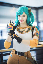 Bulma cosplay - Dragon Ball I.