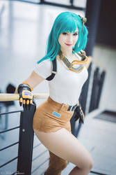 Bulma cosplay - Dragon Ball III.