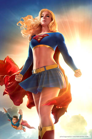 Supergirl cosplay by EnjiNight