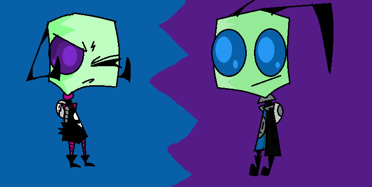 Dib and Gaz as Irkens by invaderliz100 on DeviantArt Dib and Gaz as Irkens by invaderliz100 on DeviantArt
