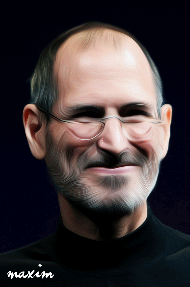 Steve Jobs Digital Painting Art