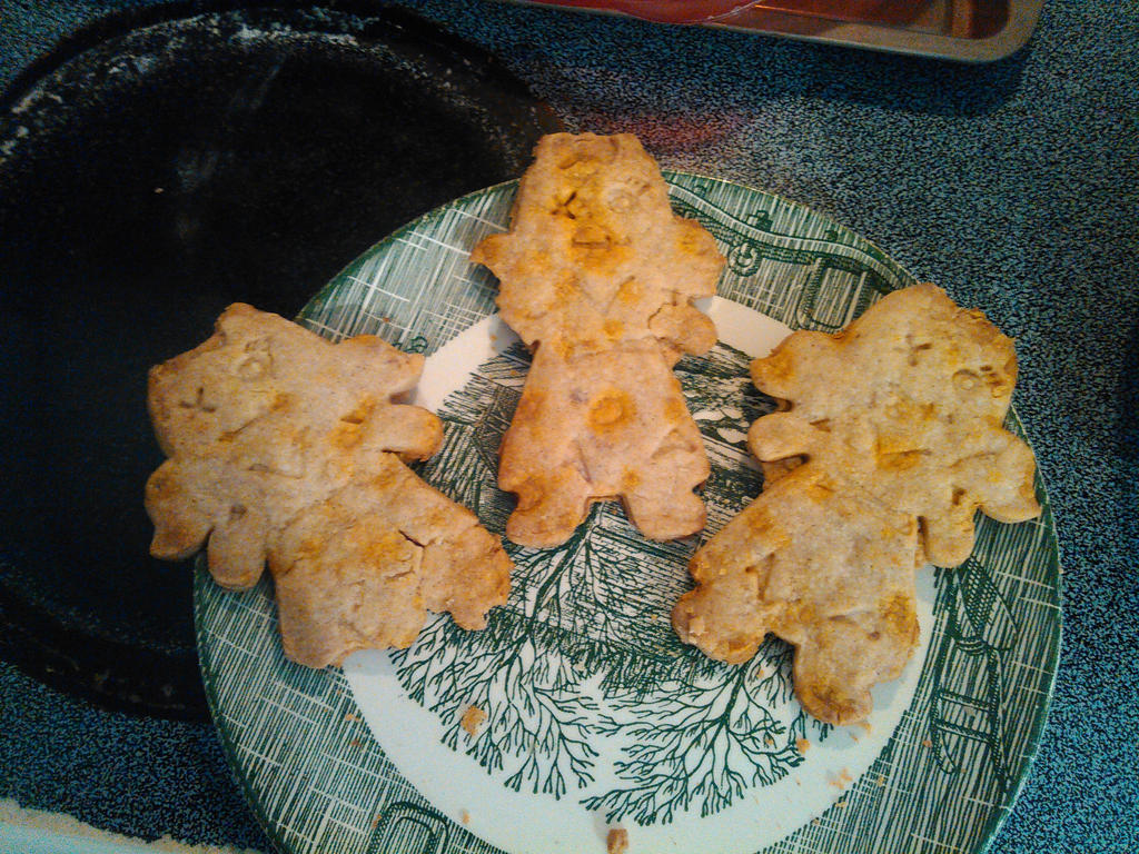 Butterscotch and cinnamon zombie cookies
